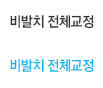 비발치 전체교정